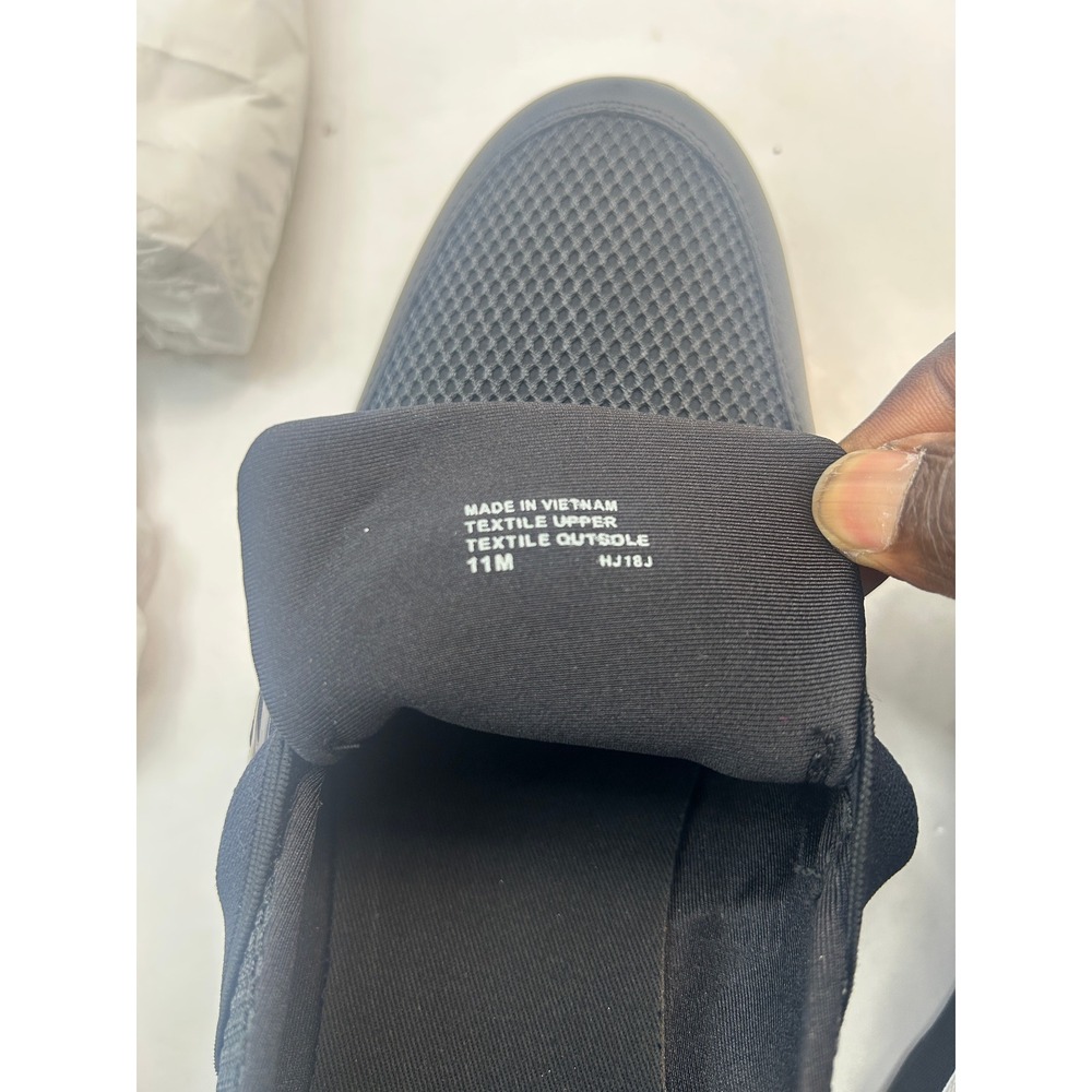 Michael Kors Felix Wedge Sneakers Women Sz 11M Black Glitter New Without Box - Picture 4 of 6